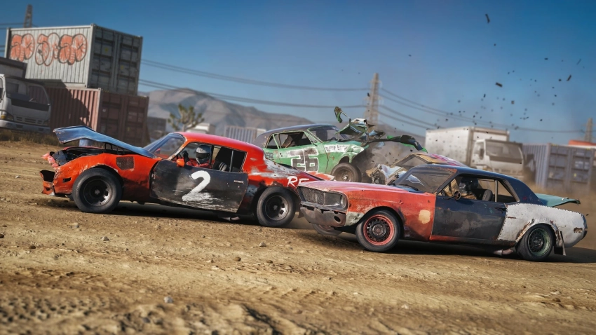 Wreckfest 2 получила обновление с двумя машинами и трассой