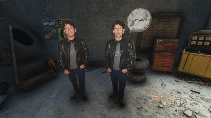 Моддер добавил в Fallout 4 неубиваемую картонную версию Тодда Говарда