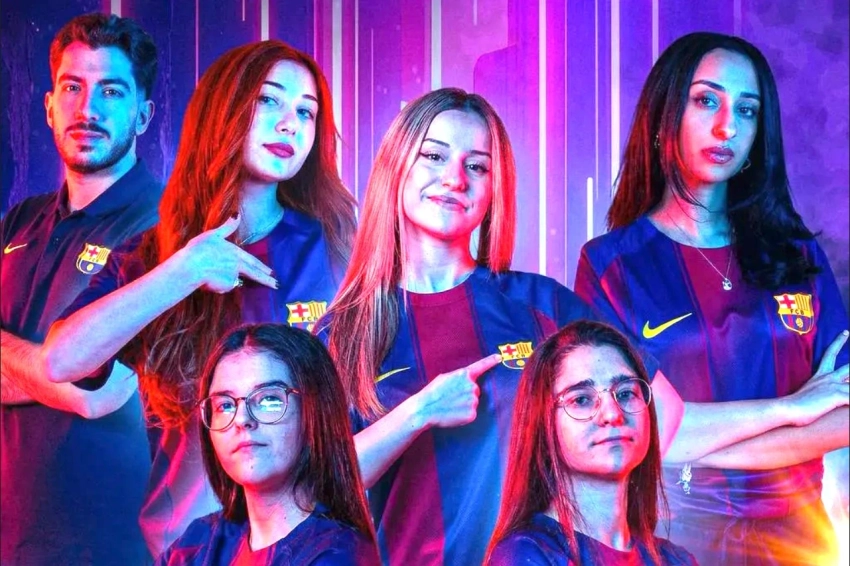 Женский состав по Valorant представил футбольный клуб «Барселона»
